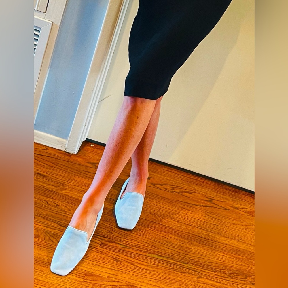 Beautiful light blue Vince shoes, size 36.5 or 6.5. Brand new box included.